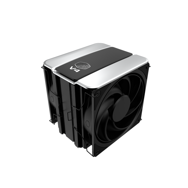 קירור למעבד CoolerMaster V4 ALPHA 3DHP Black 240W TDP Air Cooler