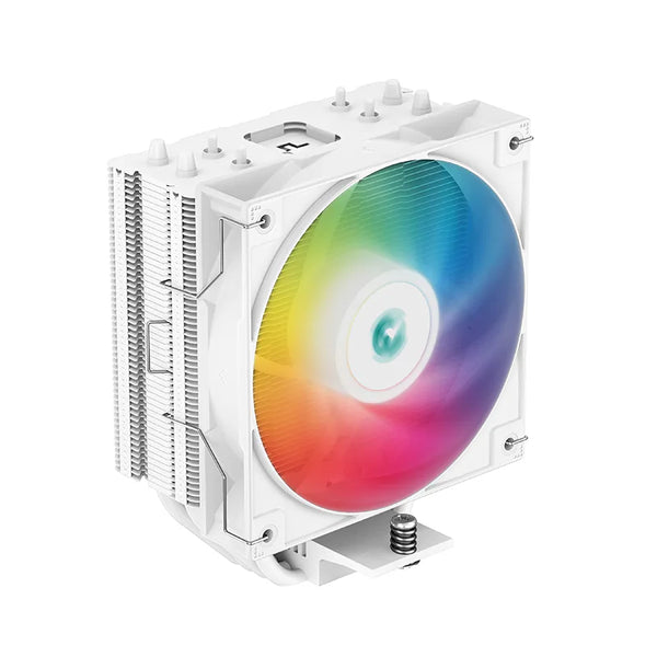קירור אוויר למעבד DeepCool AG400 White 220W TDP 150mm RGB