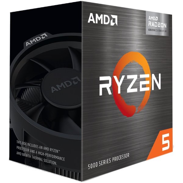 מעבד AMD R5 5600G BOX 6 Cores 12 Threads 4.4Ghz Vega 7 Graphics