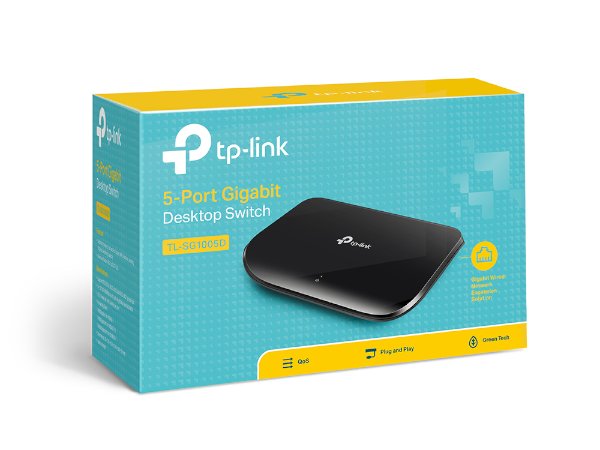סוויץ'  TPLINK TL-SG1005D 5 Port SOHO Switch 1G