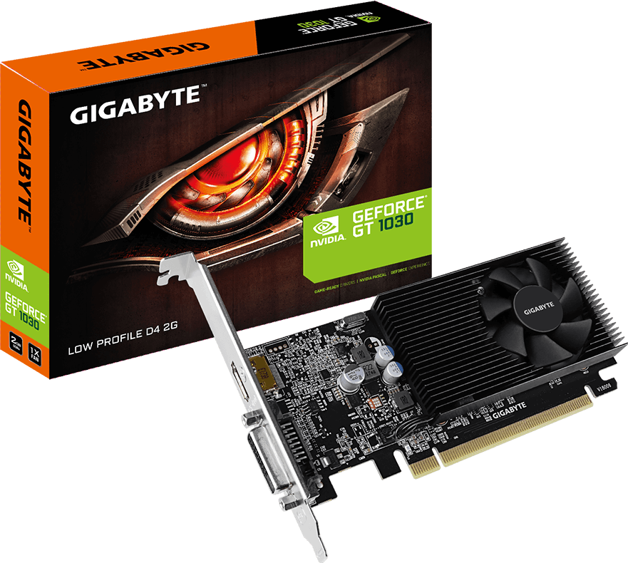GIGABYTE GT 1030 Low Profile D4 2G