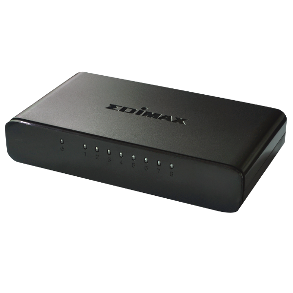 סוויץ' 10/100 EDIMAX ES-3308P 8 Port SOHO Switch