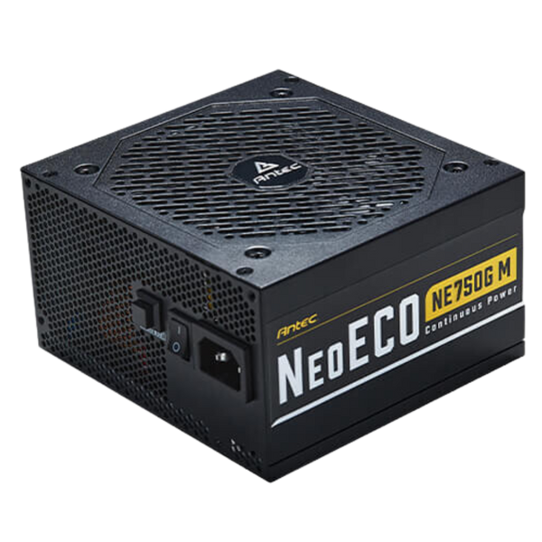 ספק כוח Antec NeoEco 750W Gold fully Modular120mm Silent Fan