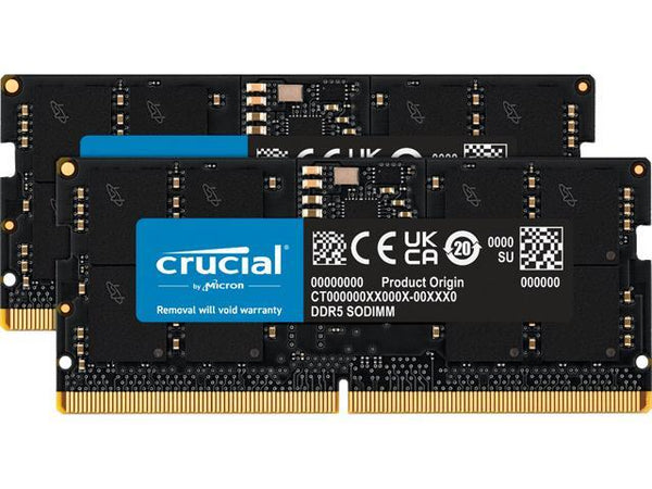 זכרון לנייד Crucial 32GB DDR5 5600MHz SODIMM C46