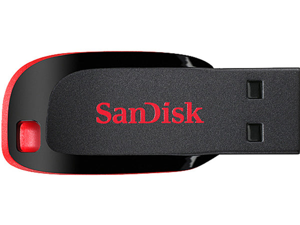 זכרון נייד SanDisk Cruzer Blade 32GB USB 2.0 אדום