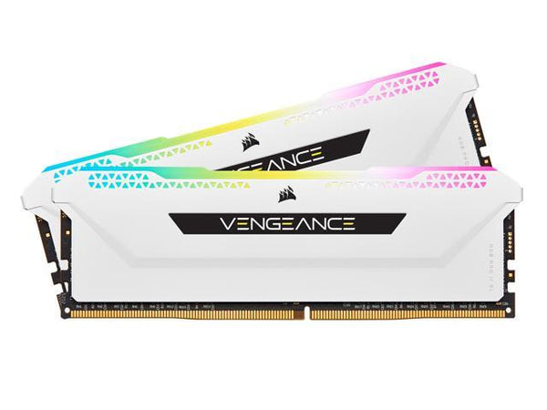 זכרון לנייח Corsair Vengeance RGB PRO 16GB 2x8GB DDR4 3200MHz CL16 לבן