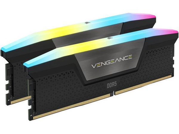 זכרון לנייח Corsair Vengeance RGB 32GB 2x16GB DDR5 6000MHz CL36