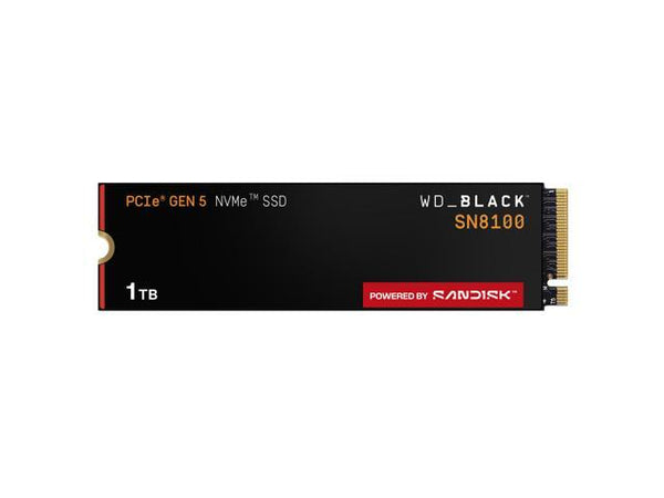דיסק פנימי WD Black SN8100 1TB NVMe PCIe 5.0 M2 2280