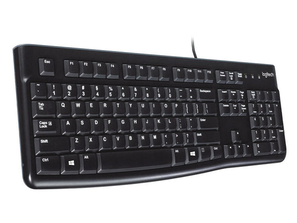 מקלדת לוגיטק חוטית עברית אנגלית LOGITECH K120