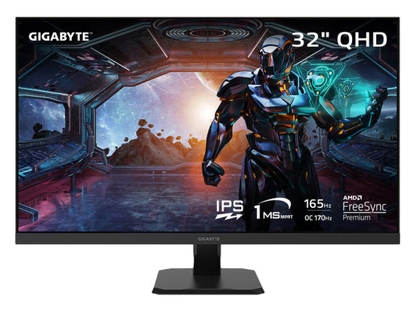 מסך GIGABYTE GS32QA 32 Inch QHD 180HZ 1MS SS IPS HDR RDY