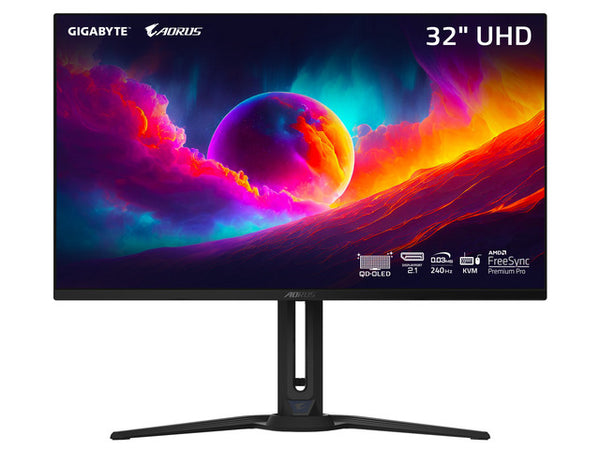 מסך GIGABYTE Aorus FO32U2P 4K UHD 31.5 QD-OLED 0.03ms 240Hz
