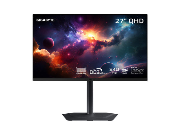 מסך MO27Q2A 2K QHD 27 OLED 0.03ms 280Hz  GIGABYTE