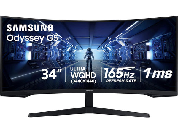 מסך Samsung Odyssey G5 Series Ultra WQHD 34 VA 1ms HDMI DP