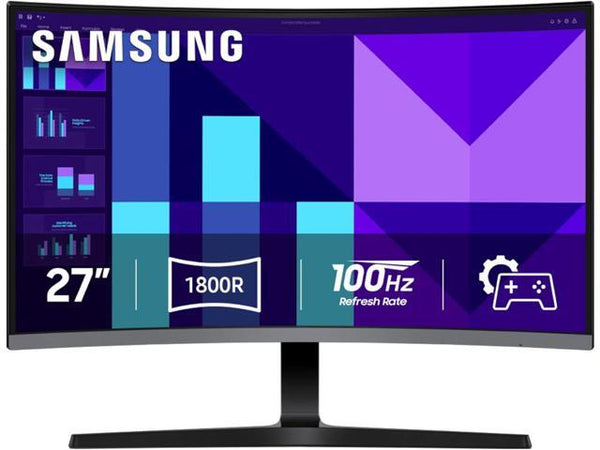 מסך מחשב קעור SAMSUNG S27D362GAM 4ms 100Hz FreeSync FHD VGA HDMI