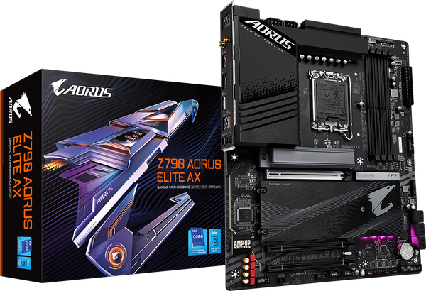 לוח אם Gigabyte Z790 AORUS ELITE AX ATX DDR5 LGA1700 WIFI6E 2.5GbE