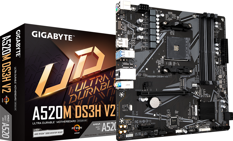 GIGABYTE A520M DS3H V2