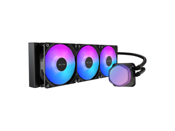 קירור נוזלי משולש שחור Cooler Master Elite Liquid 360 ARGB