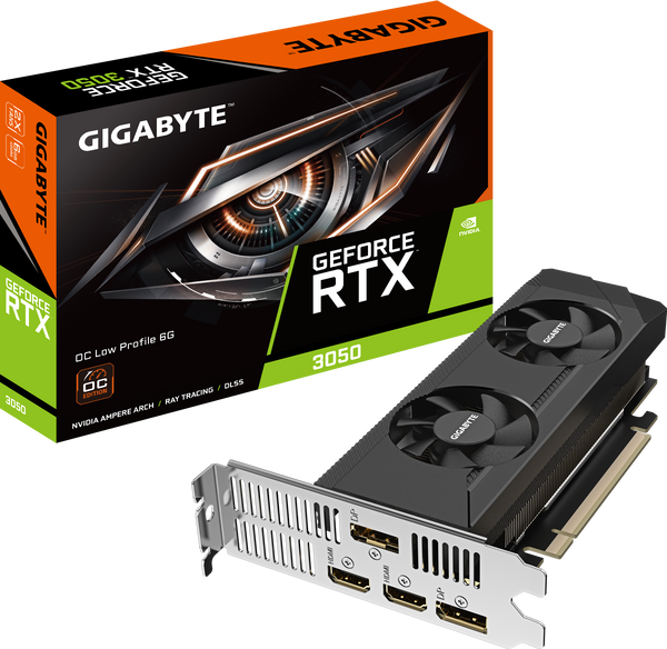 כרטיס מסך Gigabyte GeForce RTX 3050 6GB Low Profile