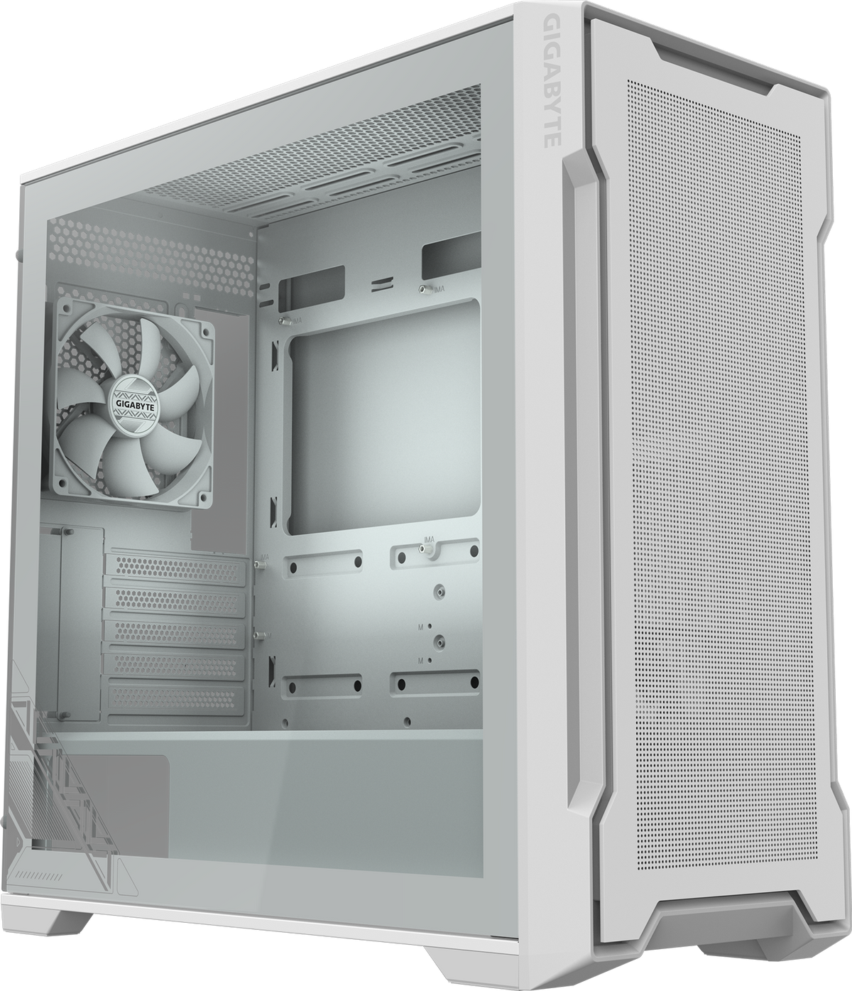 GIGABYTE C102 Glass ICE Mid Tower White