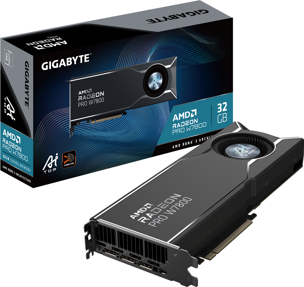 GIGABYTE Radeon PRO W7800 AI TOP 32G