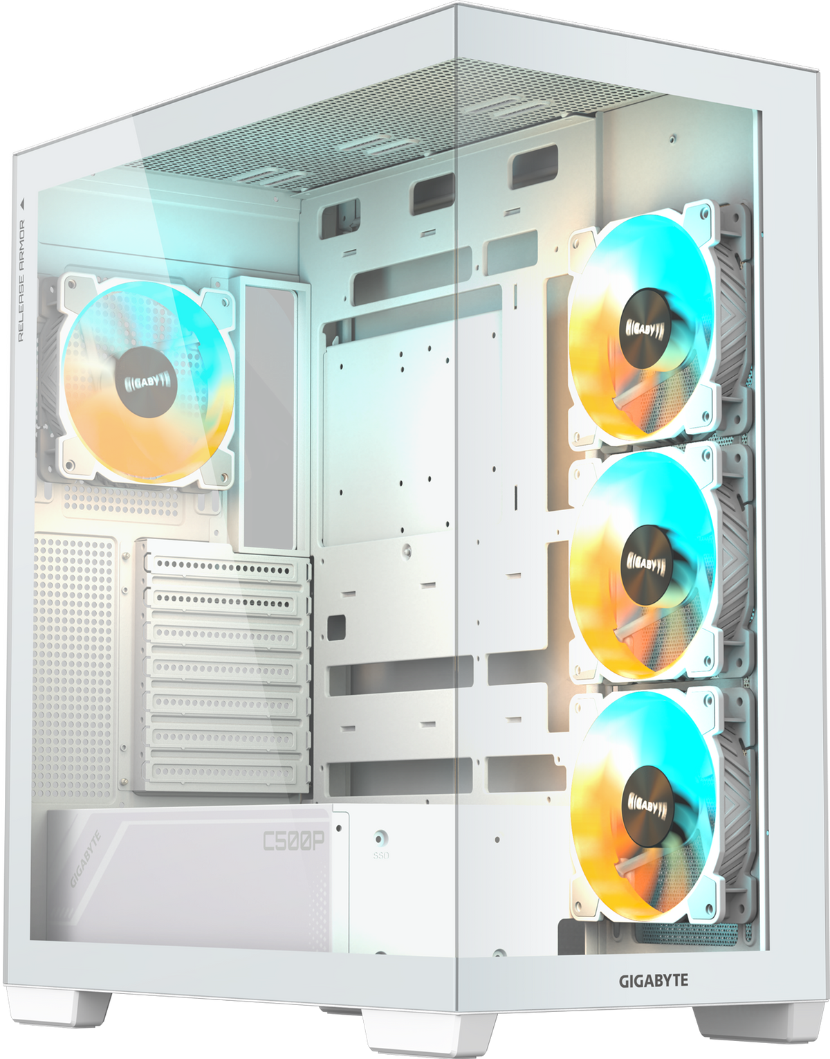 GIGABYTE C500 Panoramic Stealth ICE White