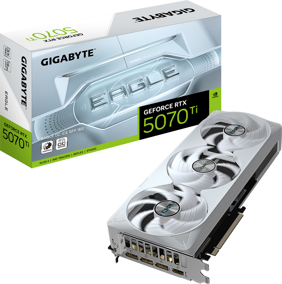 GIGABYTE GeForce RTX 5070 Ti EAGLE OC ICE SFF 16G