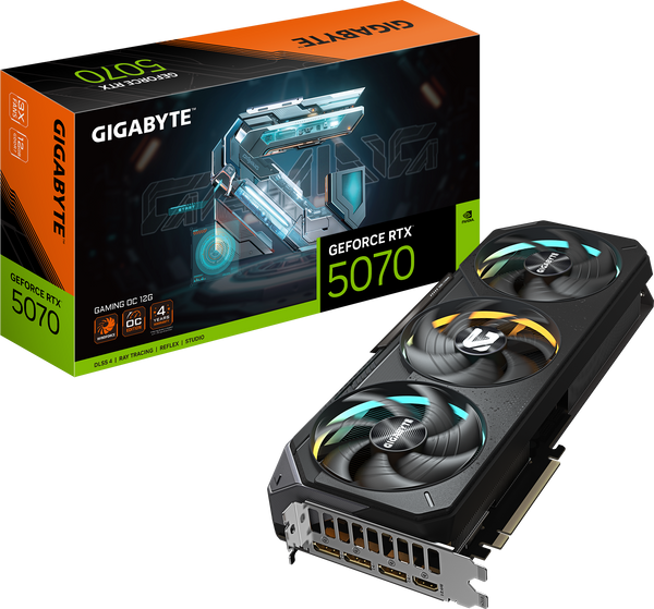 כרטיס מסך Gigabyte RTX 5070 GAMING OC 12GB GDDR7