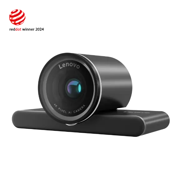 מצלמת אינטרנט Lenovo UHD Webcam 4K 8MP MIC USB