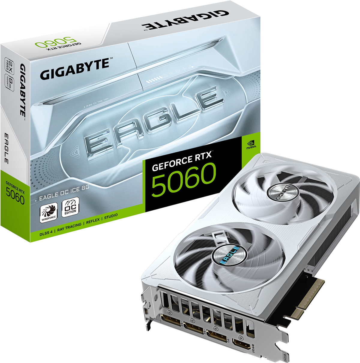 GIGABYTE GeForce RTX 5060 EAGLE OC ICE 8G