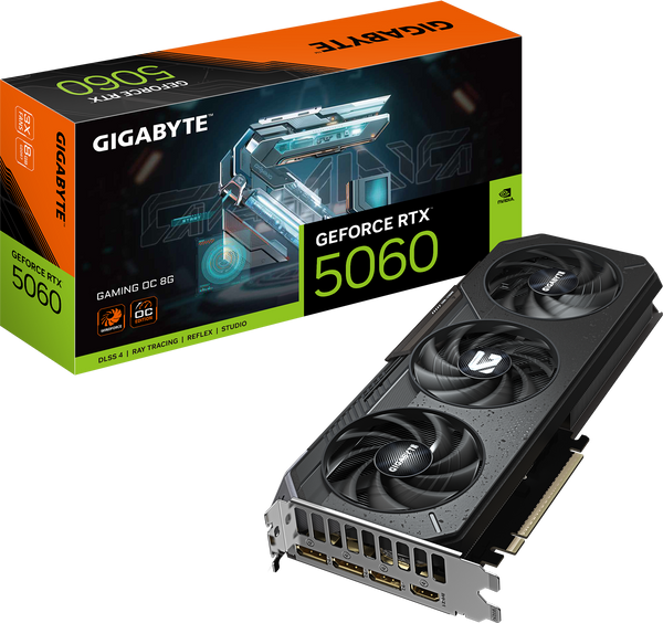 כרטיס מסך Gigabyte GeForce RTX 5060 Gaming OC 8GB