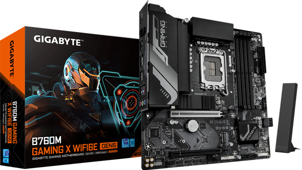 לוח אם Gigabyte B760M G X WF6E GEN5 DDR5 Micro-ATX 2.5GB Lan
