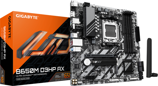 לוח אם Gigabyte B650M D3HP 1.3 DDR5 AM5 Micro-Atx