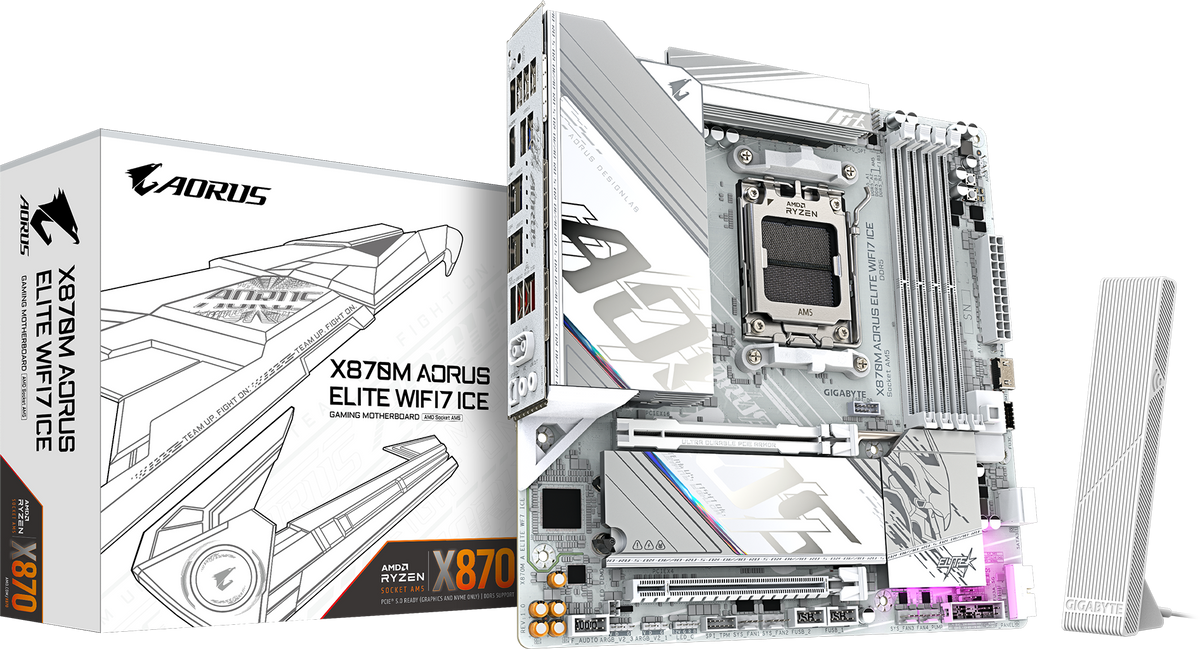 GIGABYTE X870M AORUS ELITE WIFI7 ICE