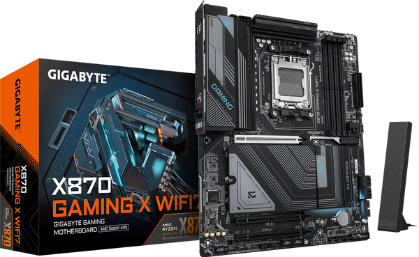לוח אם Gigabyte X870 GAMING X WIFI7 AM5 ATX DDR5 USB4