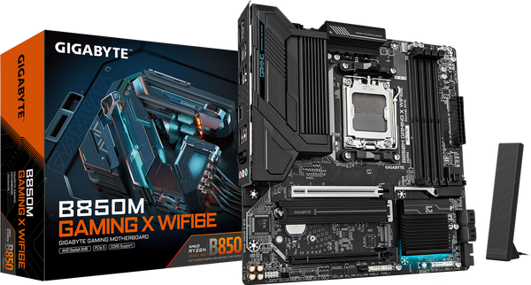 לוח אם Gigabyte B850M GAMING X WIFI6E AM5 mATX DDR5