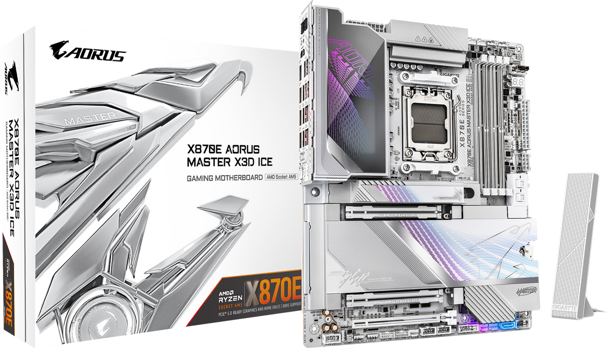 GIGABYTE X870E AORUS MASTER X3D ICE