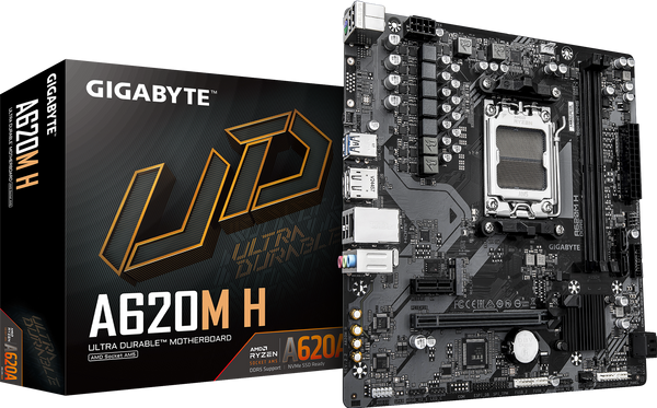 לוח למעבדי Gigabyte A620M H 2.2 DDR5 mATX DP HDMI AM5 AMD