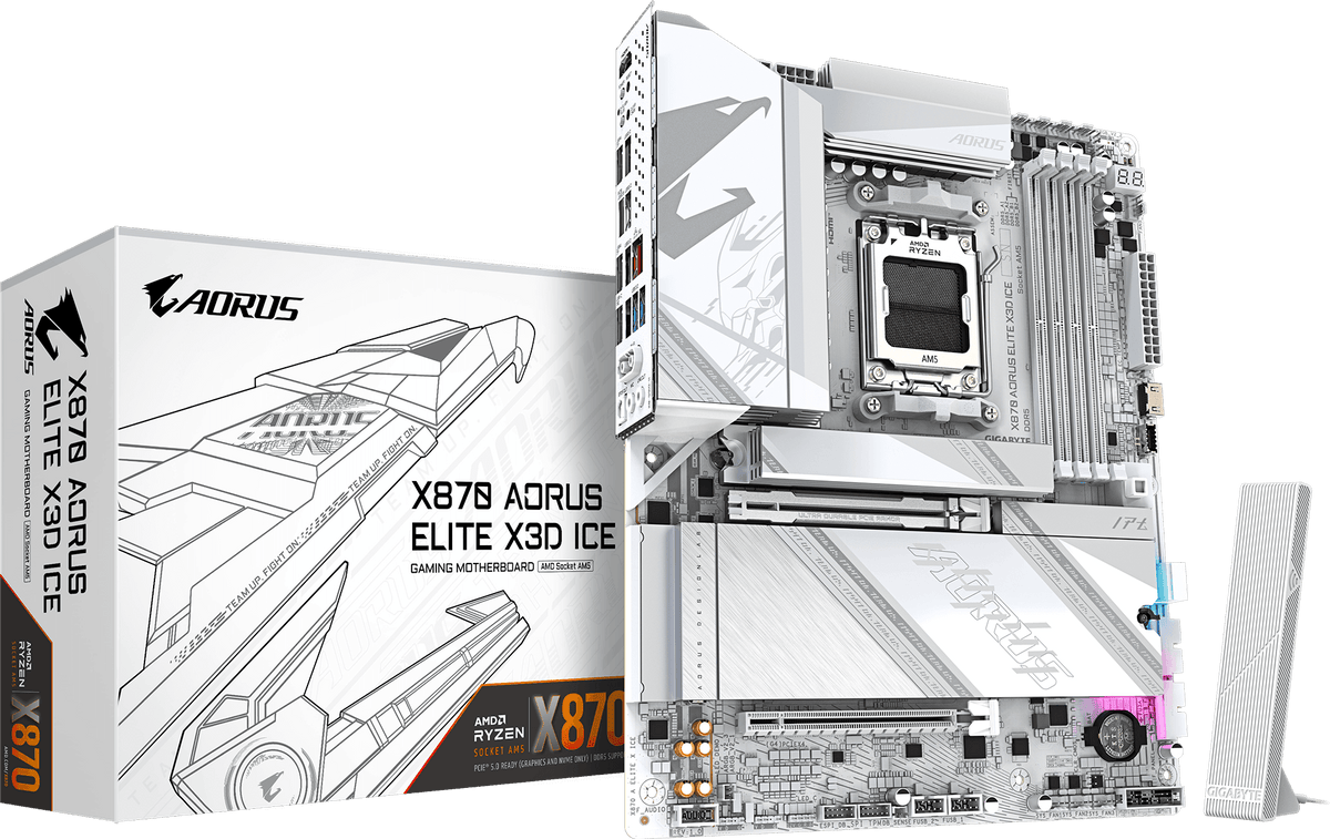 Gigabyte X870 AORUS ELITE X3D ICE