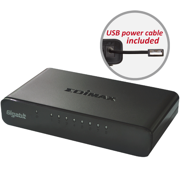 סוויץ' EDIMAX ES-5800G V3 8 Port SOHO Switch 1G