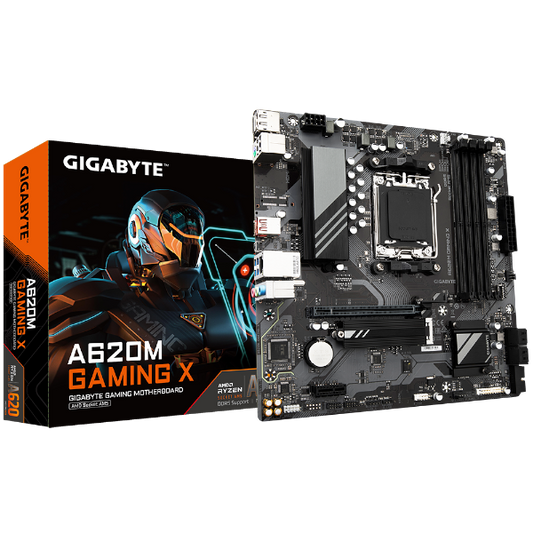 לוח אם Gigabyte A620M GAMING X AMD AM5 Micro-ATX