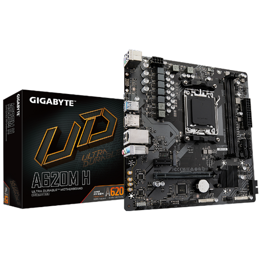 לוח למעבדי Gigabyte A620M H DDR5 1.2 mATX DP HDMI AM5 AMD
