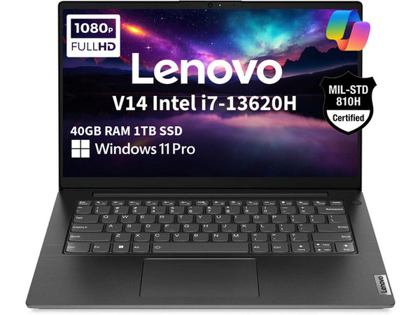 נייד Lenovo V14 i5-13420H 16GB 512NVME FHD intel UHD DOS