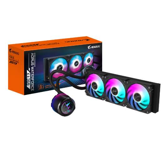 קירור נוזלי משולש Gigabyte AORUS WATERFORCE II X 360 AIO ARGB