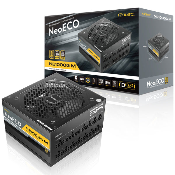 ספק כוח GOLD full modular +Antec Neo Eco 1000G M ATX3.0 80