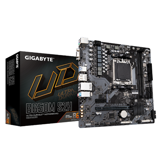 לוח Gigabyte B650M S2H 1.2 AM5 Micro-Atx DDR5 DP HDMI AMD