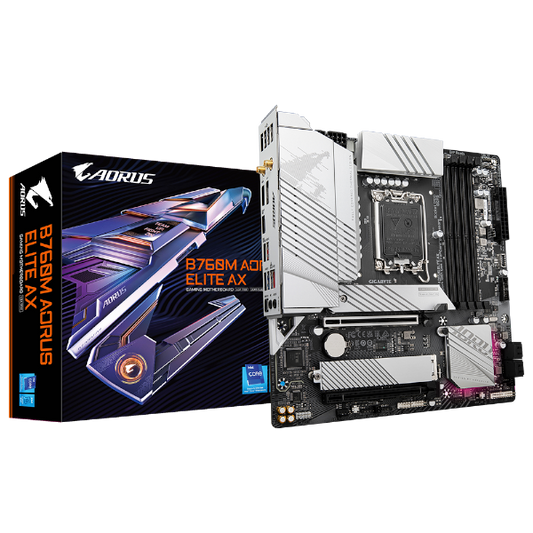 לוח Gigabyte B760M AORUS ELITE AX REV1.3 DDR5 mATX WIFI BT