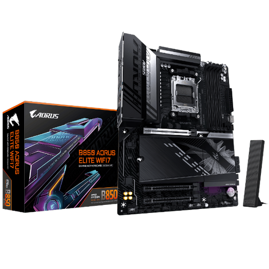 לוח אם GIGABYTE B850 AORUS ELITE WIFI7 ATX DDR5 AM5 BT 2.5GBE LAN