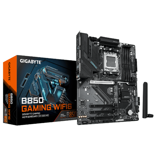 לוח אם GIGABYTE B850 GAMING WIFI 6 ATX DDR5 AM5 BT 2.5GBE LAN