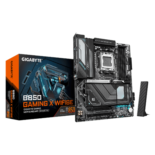 לוח אם GIGABYTE B850 GAMING X WIFI6E ATX DDR5 AM5 BT 2.5 GBE LAN