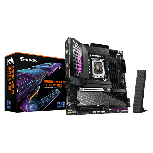 לוח למעבד דור 15 Gigabyte B860M AORUS ELITE WIFI6E ATX 2.5GB LAN